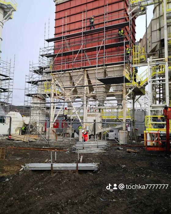 Монтаж,демонтаж и модификация на фасадни и индустриални скелета.