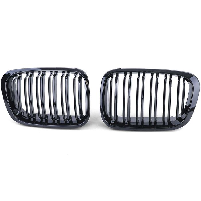 Grile Capota Nari Duble M BMW E46 1998-2001 Non Facelift, Negru Lucios