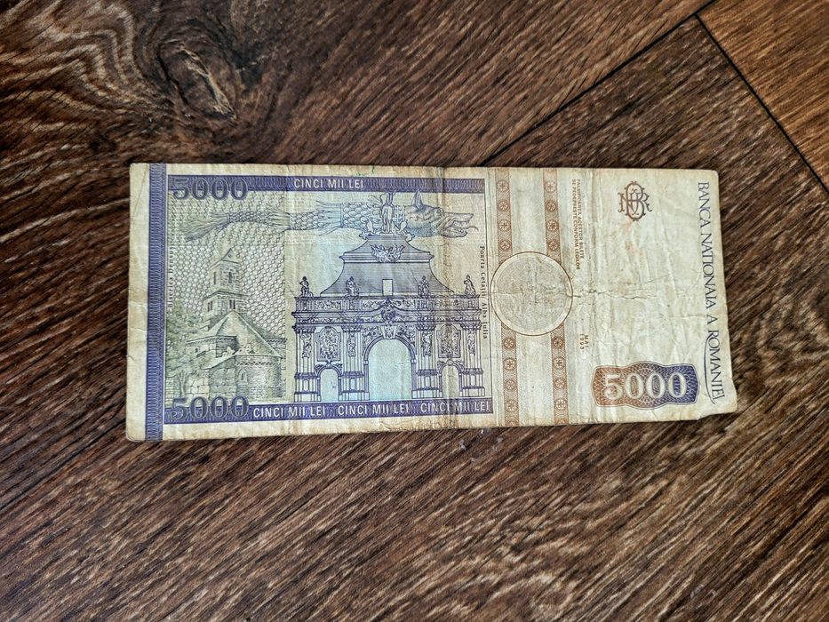 Bancnotă de colectie  Avram Iancu 5000 lei"