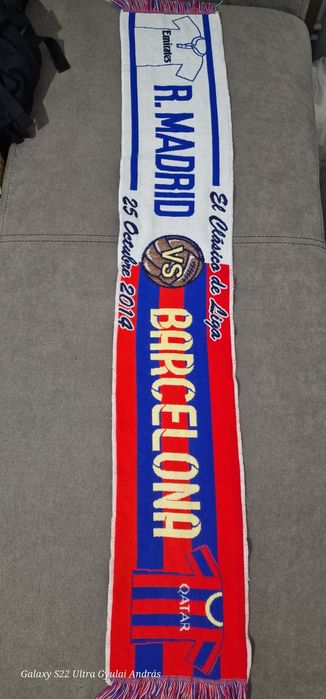 Fular de colectie  Barcelona-Real Madrid 2014