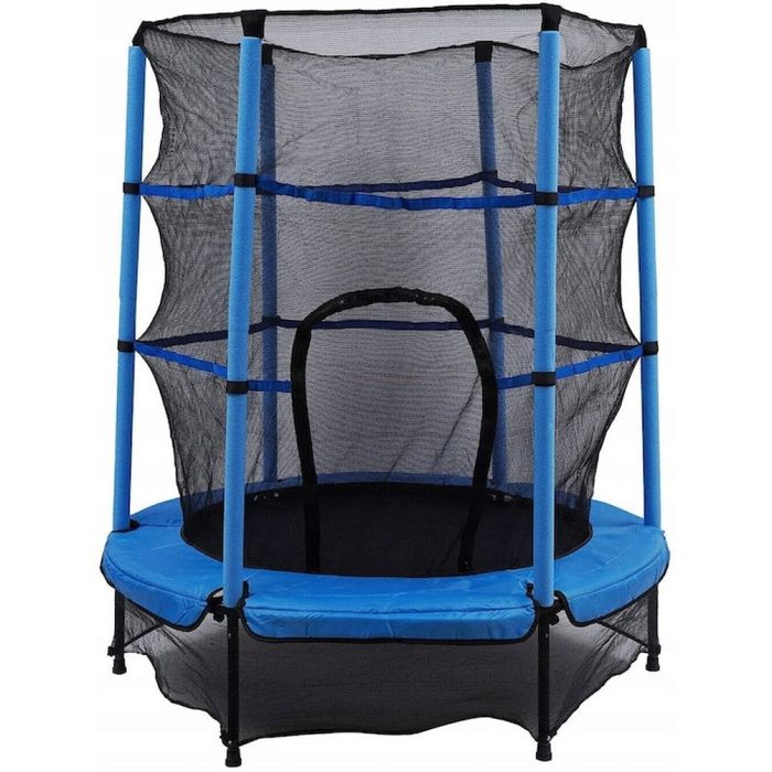 Мини батут с мрежа за безопасност