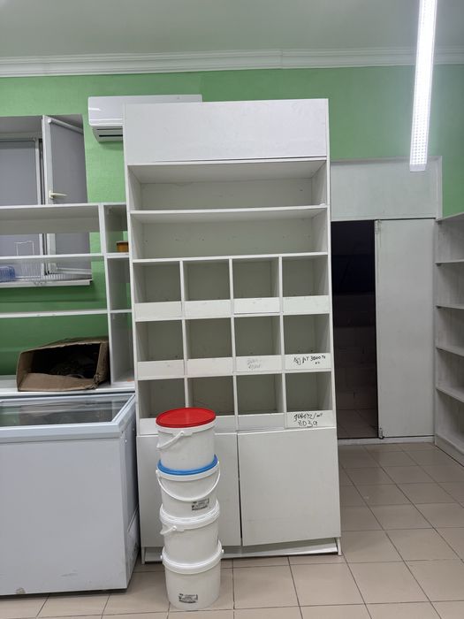 Дүкенге арналған полкалар шкафтар сатылады