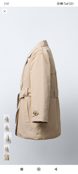 Тренчкот за малка госпожица ZARA