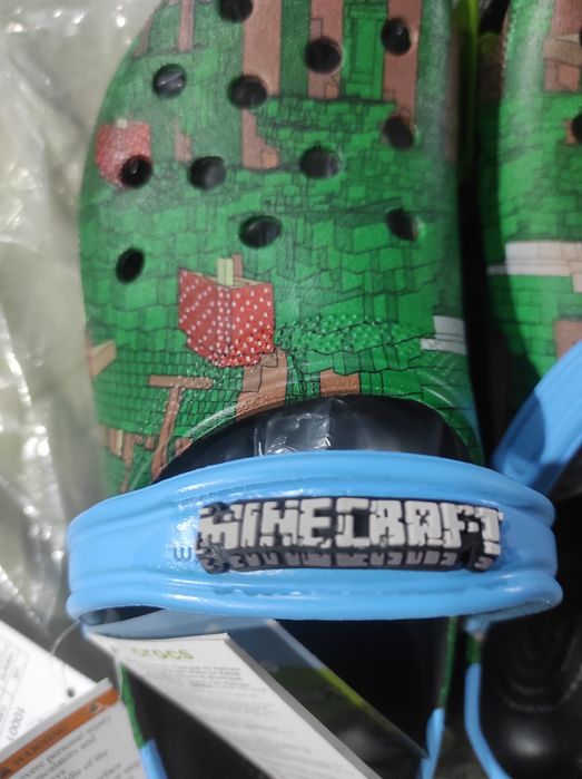 Crocs Minecraft тапочки
