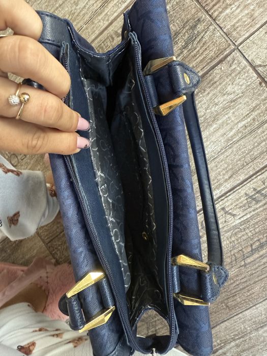 Geanta Calvin Klein albastra