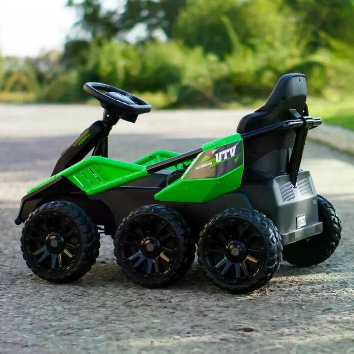 UTV electric pentru 2 copii Kinderauto BJSX2319 6x6 300W 24V Green