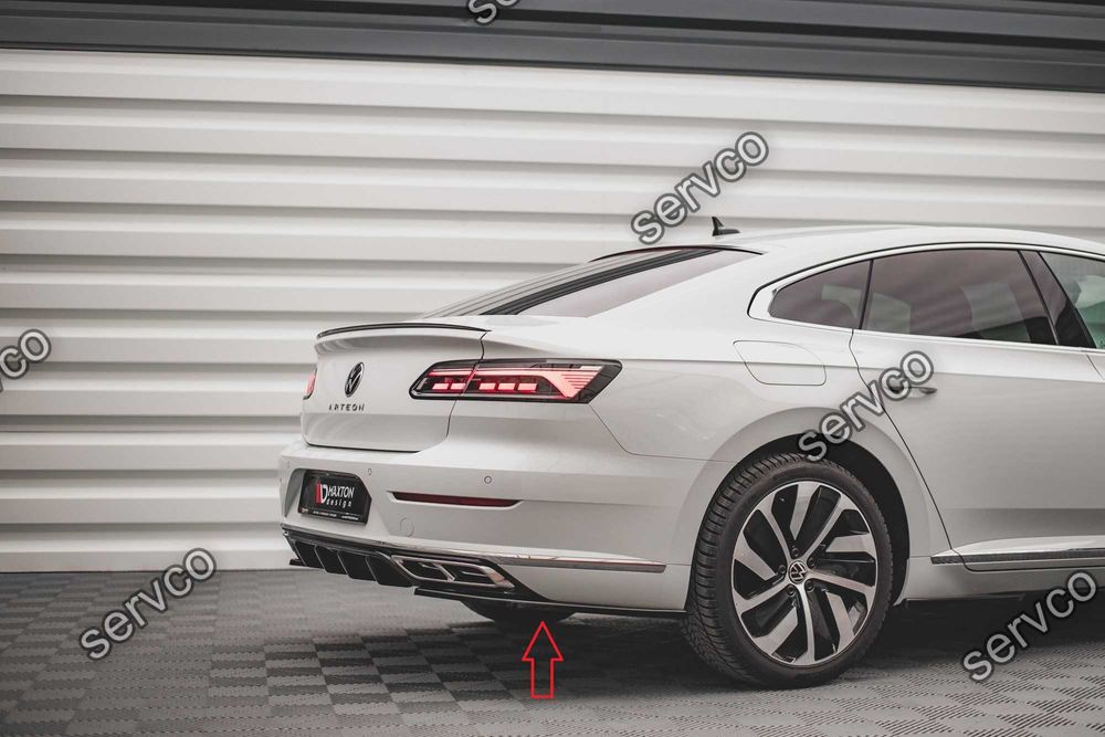 Pachet Set Splitter Exterior Prelungiri Body kit tuning Volkswagen Arteon R-Line Sedan / Shooting Brake Mk1 Facelift 2020-2024 v11 - Maxton Design