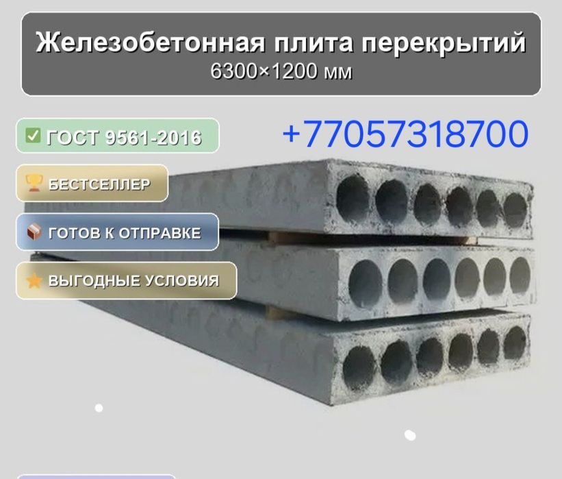 Продам плиты перекрытия