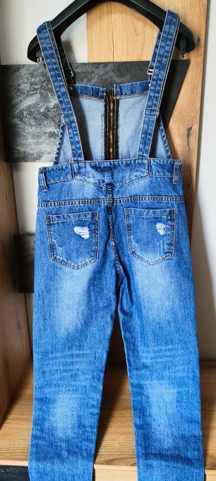 Дамски дънков гащеризон