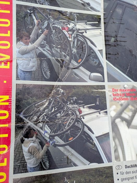 Suport 2 biciclete pentru plafon auto