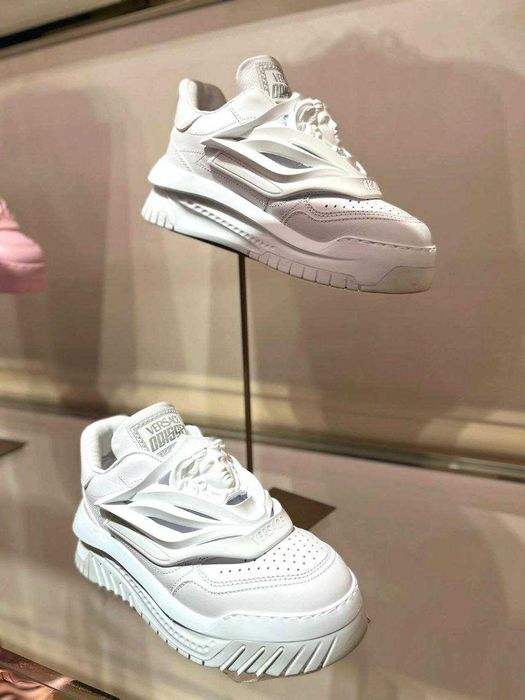 [Premium Quality] Adidasi/sneakers barbati Versace Odissea Full White