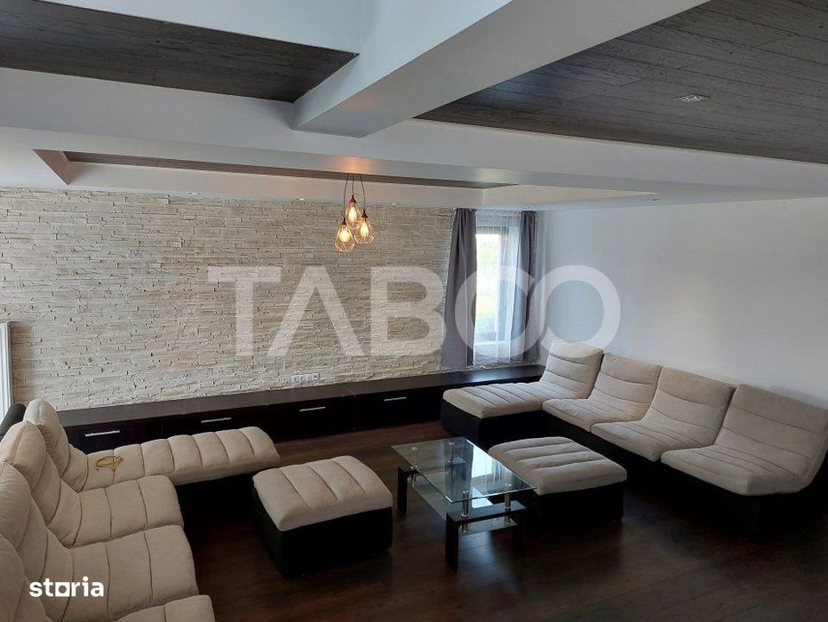 Casa de inchiriat cu 5 camere si 780 mp gradina langa padure in Sibiu