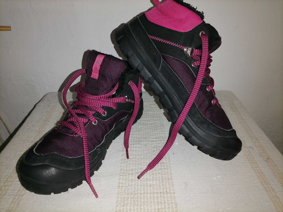 Детски, непромокаеми, туристически обувки, Quechua,