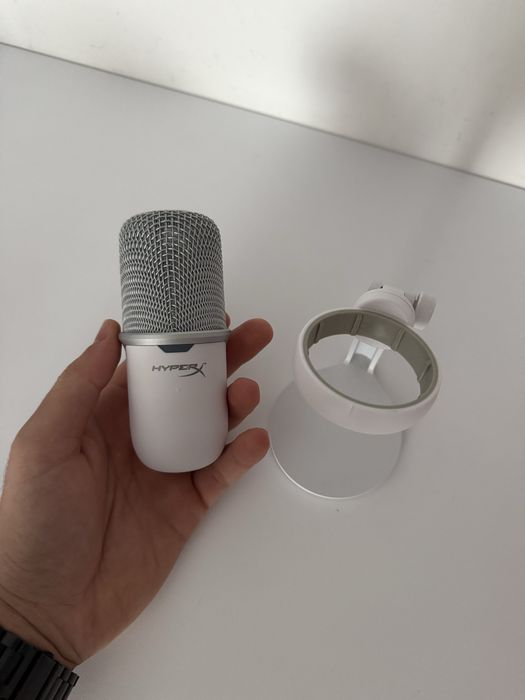 Microfon Gaming HyperX SoloCast, USB, alb