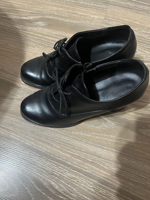 Ботинки женские черные (весна-осень)