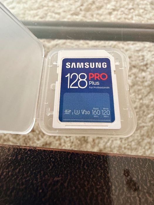 Samsung PRO Plus 128GB SDXC Card – U3 V30 – 160MB/s