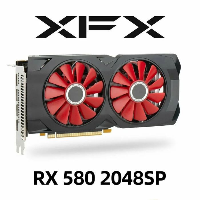 Видеокарта для пк RX 580, 2048sp 8GB