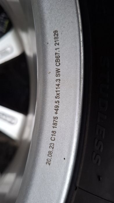 Jante aliaj Mitsubishi ASX. Honda.Kia.Hyundai..5x114.3 pe 18