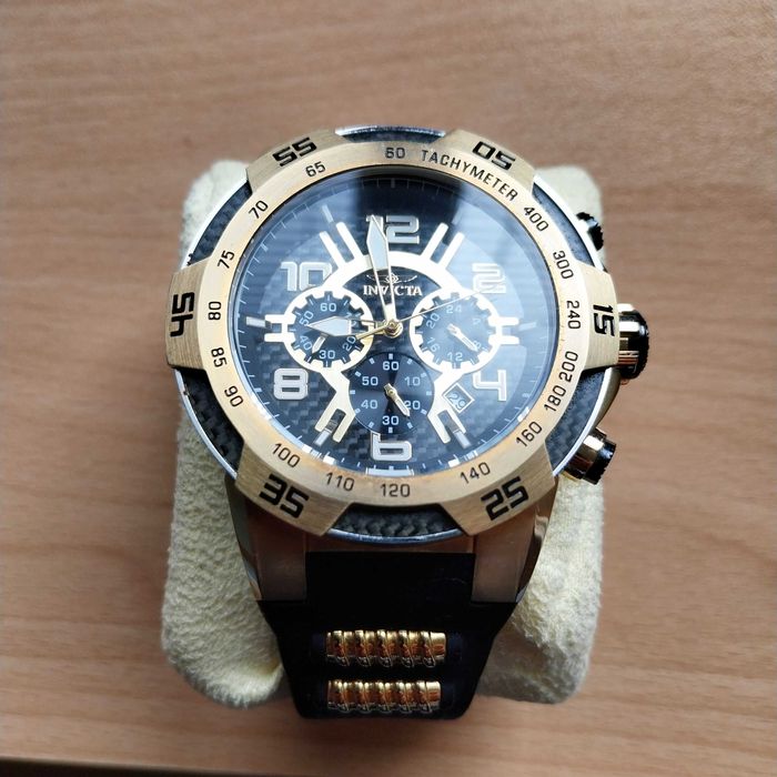 Invicta Speedway Men's Black Watch - 24234