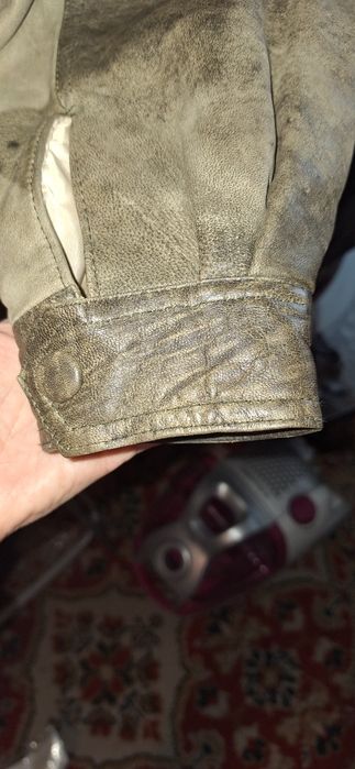 Geaca vintage piele naturala L