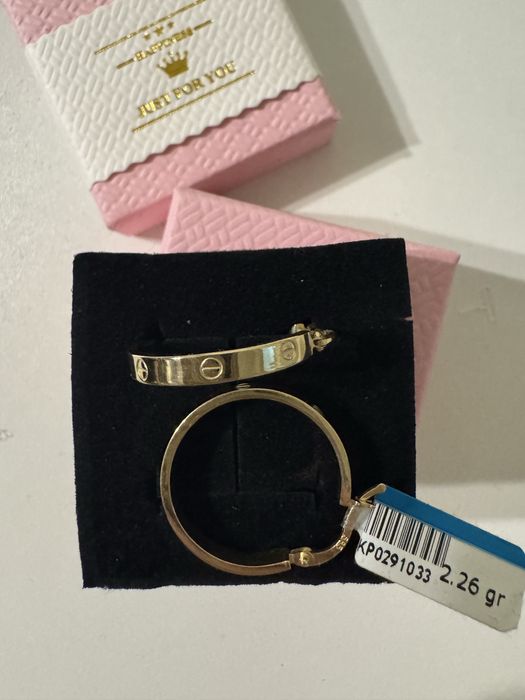 Серьги конго золотые