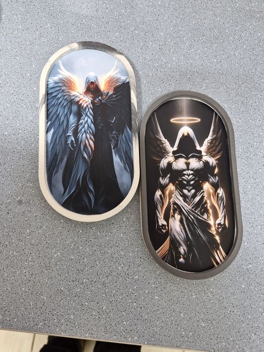 Гипсовый поднос с рисунком