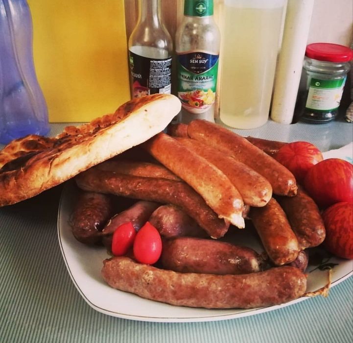 Охотничье колбаски, домашние