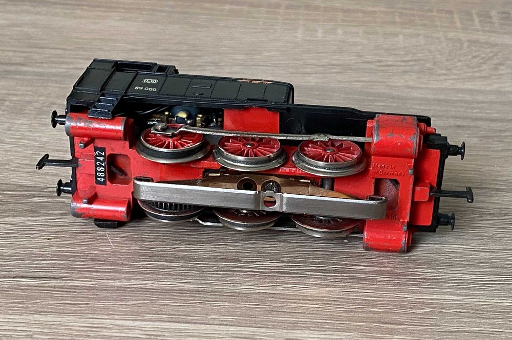 Locomotiva abur Marklin 89 066 DB analog HO Sc 0-6-0 germania anii 80