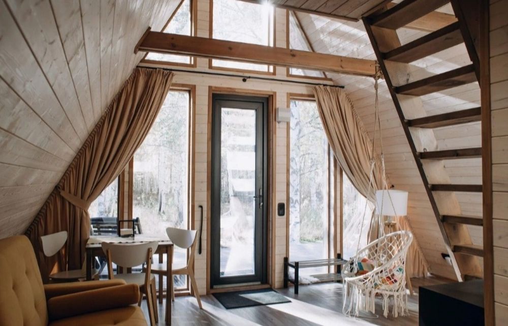 Сдам дом в горах алматы ( А-фрейм )