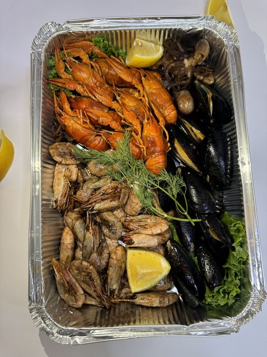 Морские сеты, раки, креветки