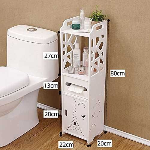 Универсальный узкий шкаф для ванной комнаты