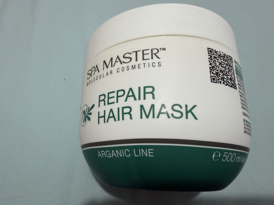 Masca par reparatoare. 500 ml. Spa master molecular. Ulei argan