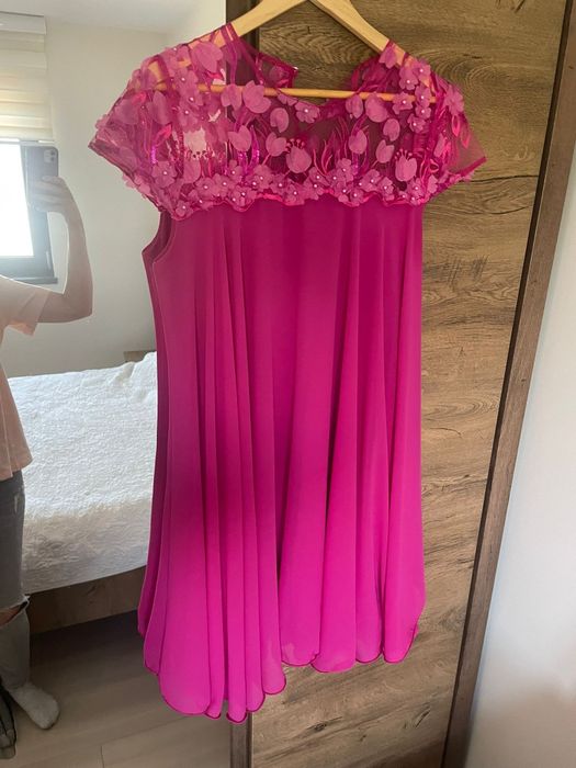 Rochie fucsia, mărimea M, Dyfashion