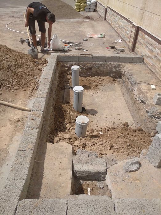 Выгребные фекальные емкости и дренажные септик чаши