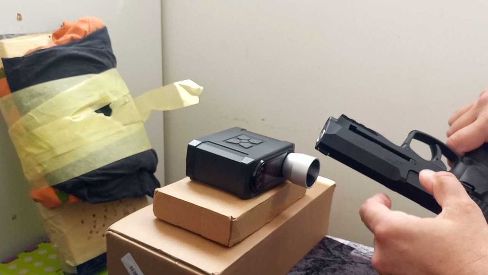 Pistol [Test Cronograf] - CU BILE DE CAUCIUC - Model Nou! - PUTERNIC