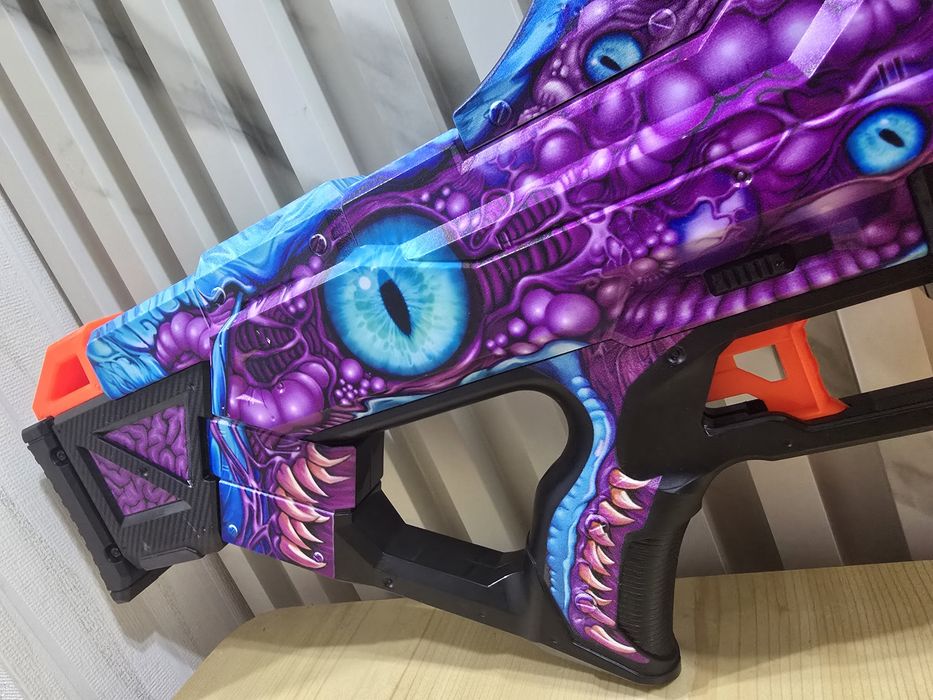 Бластер Zuru X Shot Skins - Enigma, с барабан