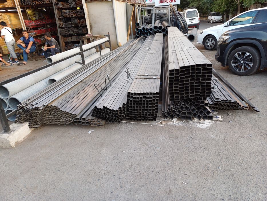 Металлические трубы для газа и воды, Профиль, Арматура, Угалок, Паласа