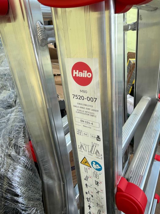 Scara aluminiu Hailo HAILO M80 7520007, multifunctionala, 4 X 5 trepte