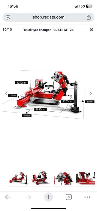 Vând aparat jantat/dejantat roți camioane/utilaje agricole