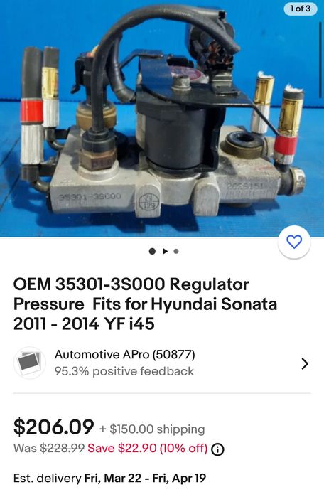 35301-3S000  OEM Regulator Pressure  для заводски пропан LPi