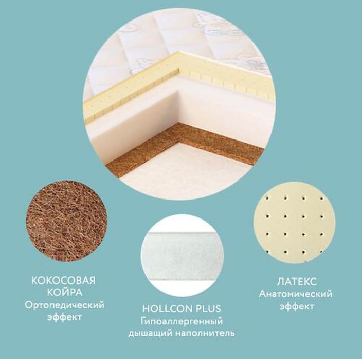 Кроватка с ортопедическим матрасом