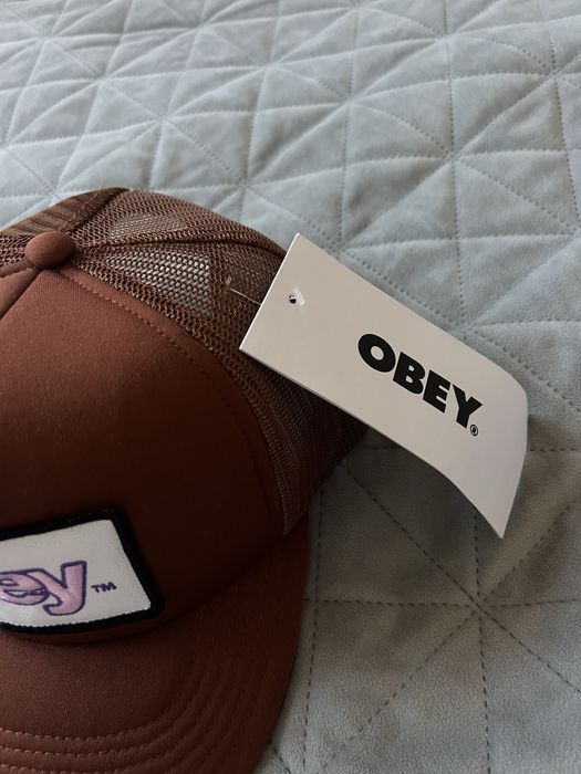 Obey brown cap bn