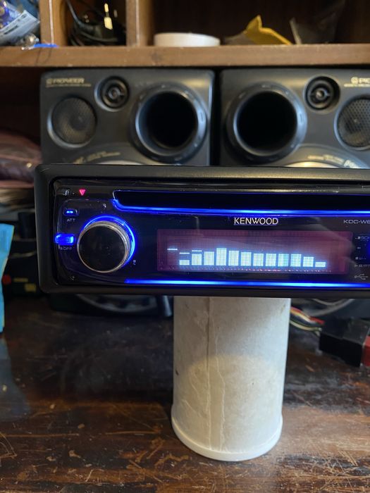 KENWOOD kdc-w6041u - СИНИ ПУРИ! - Винтидж модел -USB CD mp3 плеър за кола сд авто радио