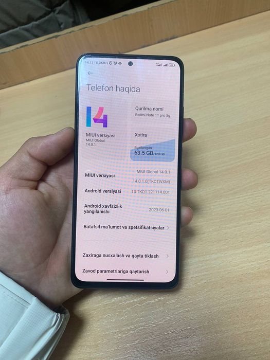 Redmi note 11 pro 5g