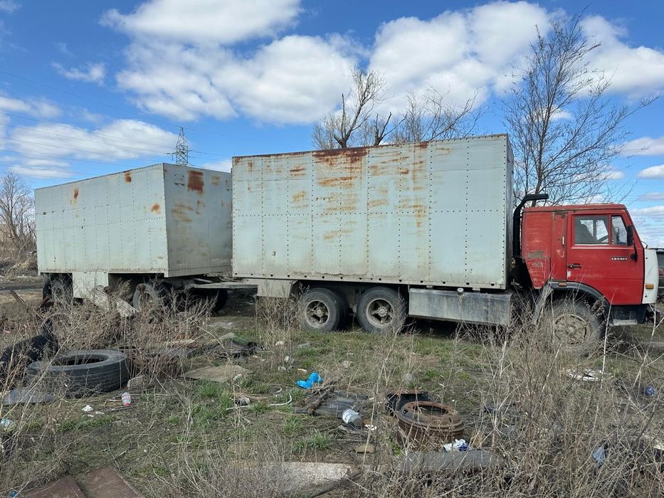Продам камаз с прицепом термос утеплённый