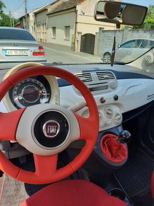 Vând Fiat 500 1,2 Benz. 70 CP ,An 2008