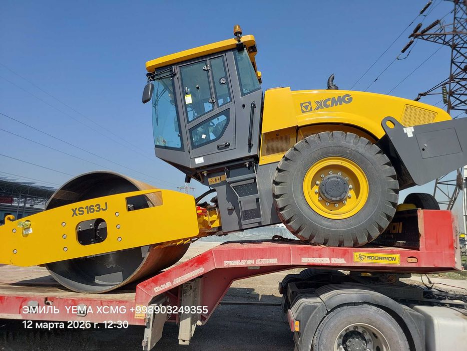 XCMG XS163J  механический одновальцовый каток 16 тоник
