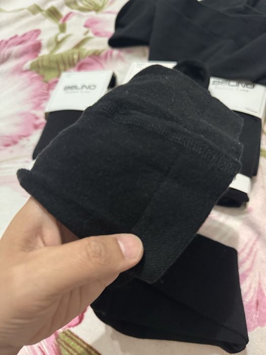 Школьные колготки черные