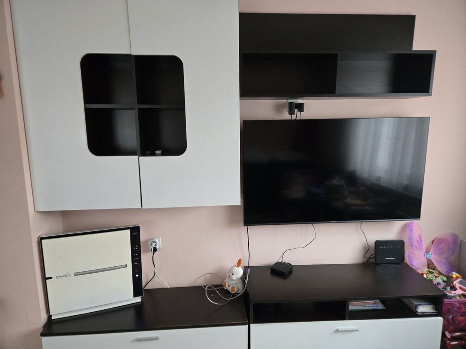 Холна секция-бяло и венге