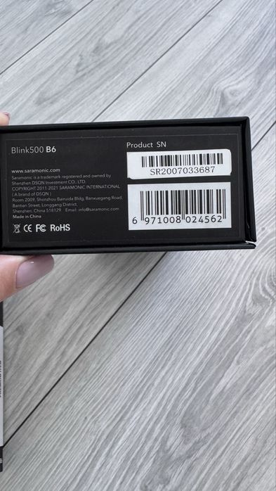 Microfon Wireless Saramonic Blink500 B6 – Nou, Sigilat
